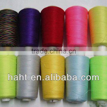 china distributors spun polyester sewing thread yarn in 100% polyester yarn