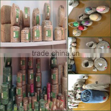 Eco natural jute yarn/jute twine/jute rope