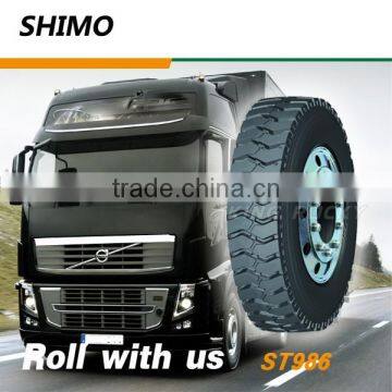 Powerful gripping ability 10.00r20 truck and bus tire