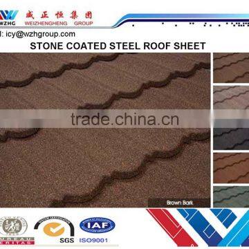 Stone Coated Roof Sheet, Purple/wine Red/green/black Roof Tile for Prefab Houses, Villas photo-5