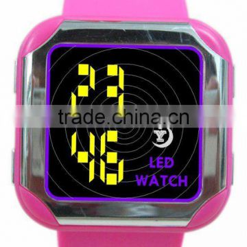 PC touch screen LED watch