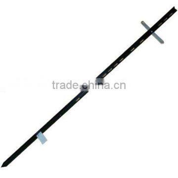 metal sign stake with pin