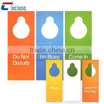 Custom Size Plastic PVC Door Hanger for Event/ Hotel/ Restaurant photo-6