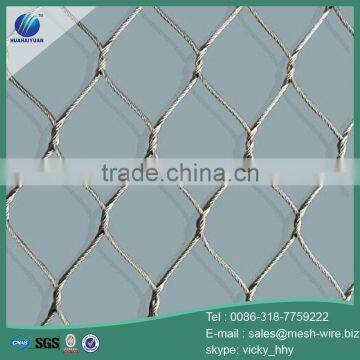 Stainless steel animal enclosure wire mesh rope aviary mesh