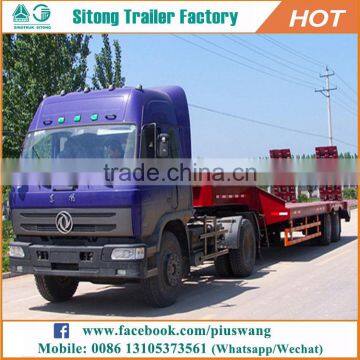 Standard Lowboy Trailer Dimensions Cheap Price Heavy Duty Low Boy Semi Trailer photo-4