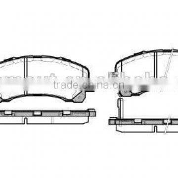 Supply E-mark Disc Brake Pad Kit Use For iISUZU 8-97947-466-0