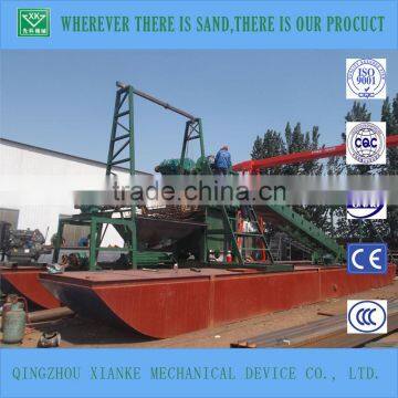 Chain Bucket Sand Dredger with Sand Washer