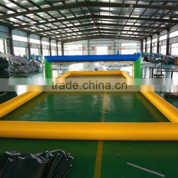 Commercial Grade Outdoor Water Games Inflatable Beach Volleyball Court For Sale