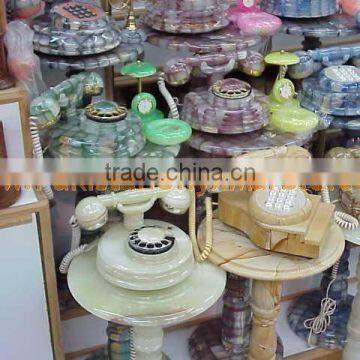 NATURAL 2017 New Items ONYX TELEPHONE SETS HANDICRAFTS photo-5