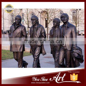 Life Size Famous Beatle Bronze Male Sculpture photo-4