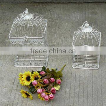 UK decorative square iron bird cages sale