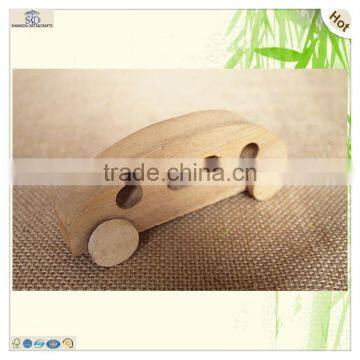 Wholesale Handmade Unfinished Kids Wooden Toy Tractor Car photo-3