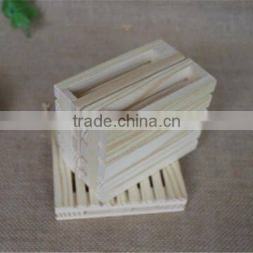 FSC Handmade Wooden Mini Pallet Wooden Drink Coaster photo-2