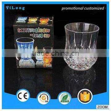 led reflector cup hot sell glow up flashing rocks plastic/led light cup for party