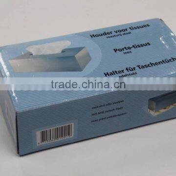 Stainless steel tissue napkin box