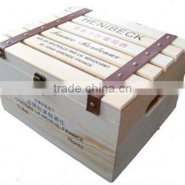 wooden wine boxes/wood box/decorative wooden wine boxes