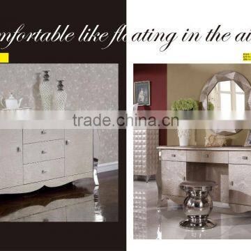2016 New MDF Bedroom Dressing Mirror With Crocodile Skin PU photo-2