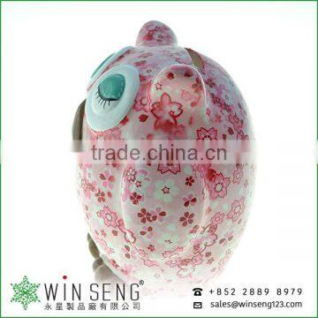 Ceramic Owl Shaped Money Bank for Decoration photo-3