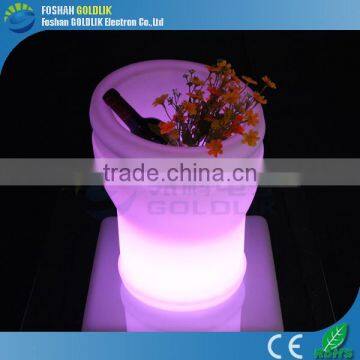 Plastic colorful led champagne bucket