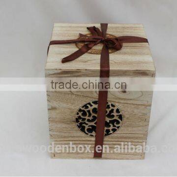 Customized Engraved Wood Tea Box for Wholesale photo-4