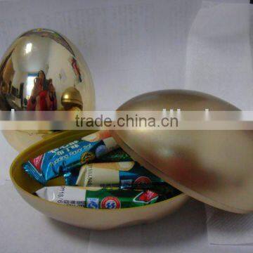 Plastic Golden Easter egg