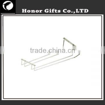 Iron Metal Wine Bottle Holder Glass Stemware Rack photo-4