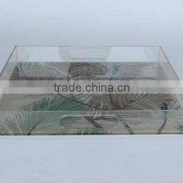 High Quality Clear Acrylic Tray,Custom Printed Serving Tray photo-5