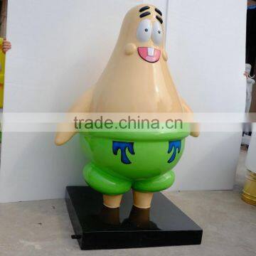 Movie FRP Patrick Star Statue Cartoon photo-4