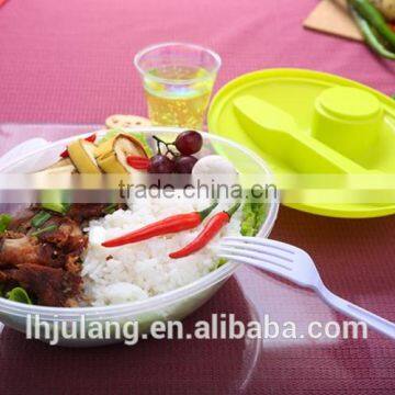 BPA-Free Plastic Lunch Box With Fork and Sourcing Container photo-4