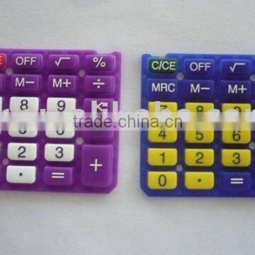 silicone rubber keypad for calculator