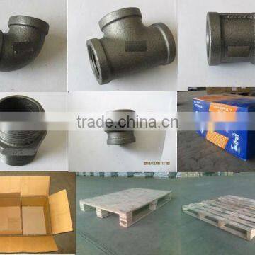 Black Malleable Iron Gas Pipe Fitting Elbow 90 ,BS ELBOW photo-4