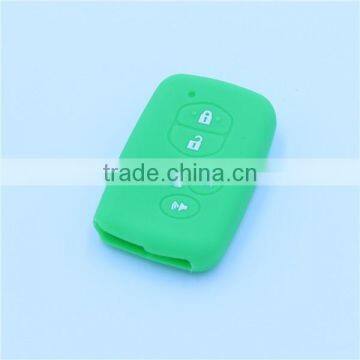 5 buttons silicone car key shell jacket for toyota