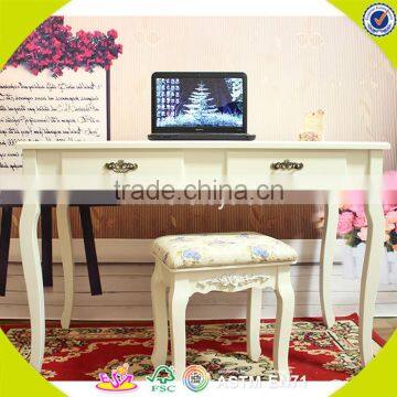 2017 New Design Wooden Bedroom Vanity Furniture High Quality Solid Wooden Youth Bedroom Vanity Furniture W08G192 photo-2