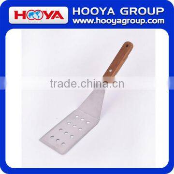 Stainless Steel Pancake Turner With Wood Handle photo-4