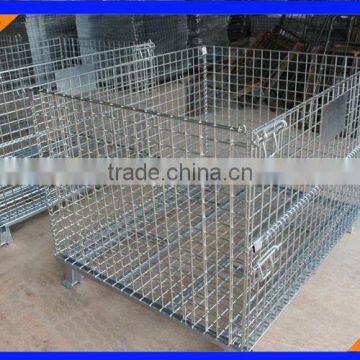 Practical Stillage Container,metal tablet,folding steel warehouse storage cage