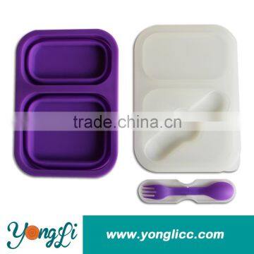 Portable Waterproof Silicone Collapsible Food Container