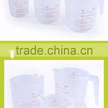 3 Pcs Plastic Measuring Cup Set photo-4