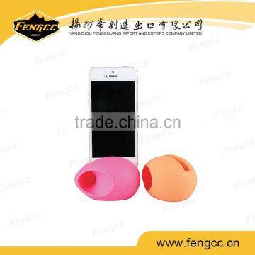 Hot Sale Silicone Speaker With Cell Phone Holder photo-2