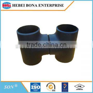 Carbon steel pipe fittings equal Tee