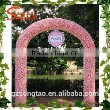 New Style Mixed Some Kinds of Fake Rose Arched Door , Artificial Flower Wreath for Wedding, Wholesale photo-5
