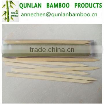 Green color bamboo skewers