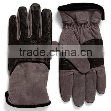 Leather & Canvas Gloves