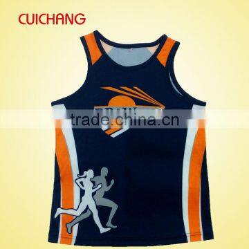 custom running singlet