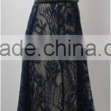 Cap Sleeve Lace With Belt Dress photo-3