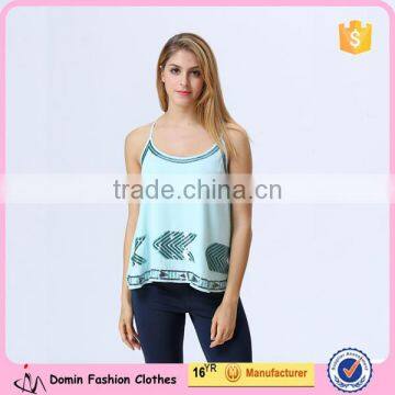 New Design Clothing Manufacturers Sequin Beaded Embellish Top For Women