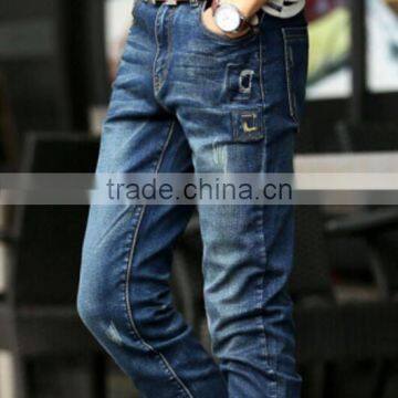 Men Cargo Work Trousers/Feet Jeans photo-2