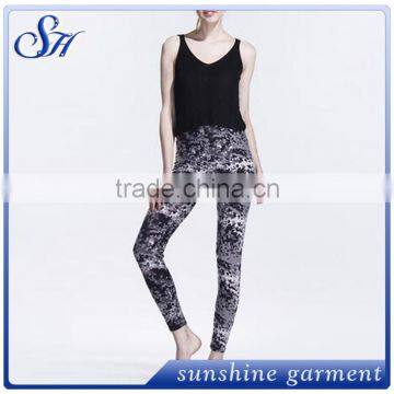 92% polyester 8% spandex clothing fitness leggings 2017 bulk wholesale