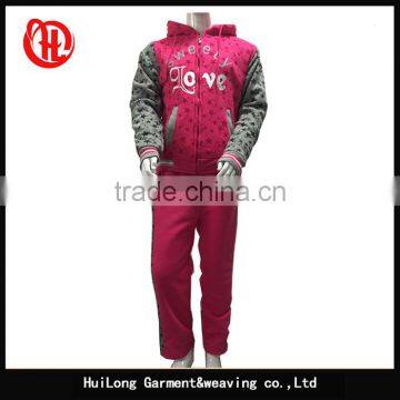 Girl's Sports Suits Kids Sportswears Children Fleece Clothing Sets Girls' Tracksiut