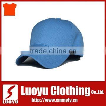 Cheap plain bule baseball caps