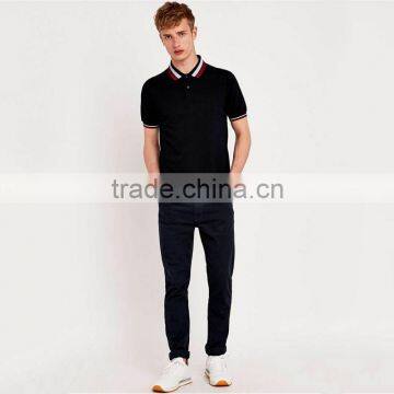 Men's Slim Fit Colorful Collar Fashion Polo Shirt,polo Shirt Different Colors